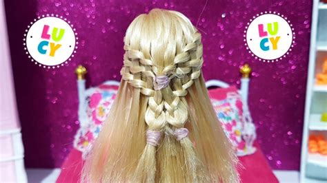 Bell Simo Peinado Para Mu Ecas Barbie Paso A Paso Peinados Para Barbie Youtube
