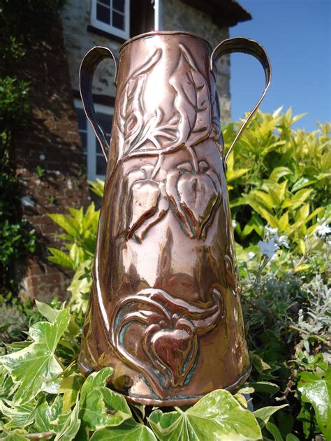 Antiques Atlas Arts And Crafts Copper Two Handled Vase