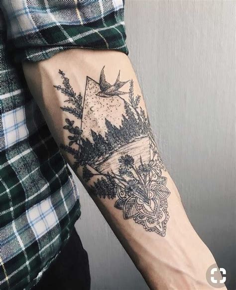 Nature Tattoo Forearm