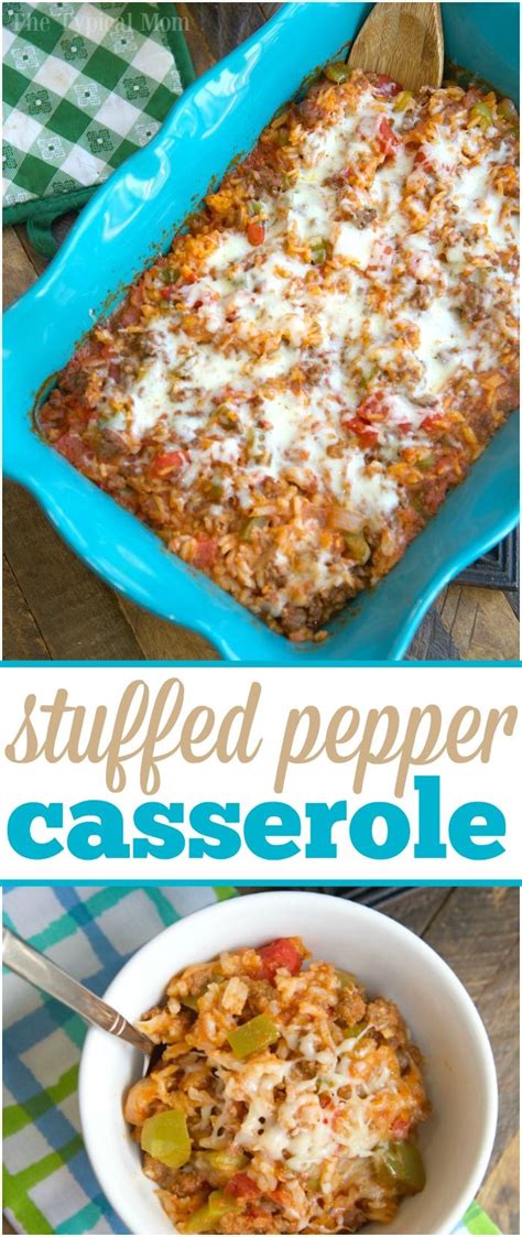 This Cheesy Stuffed Pepper Casserole Is So Good Like Deconstructed