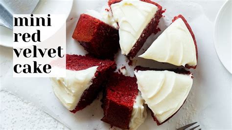 Mini Red Velvet Cake Recipe Juneteenth Dessert For Small Gathering