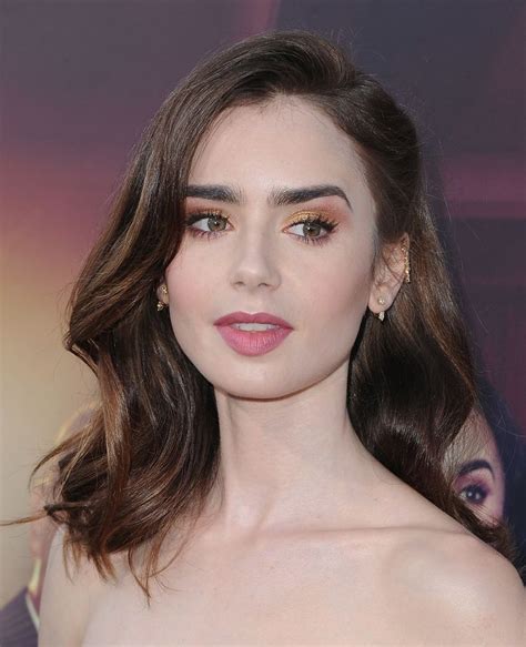 Lily Collins Hair Lily Collins Hairstyle