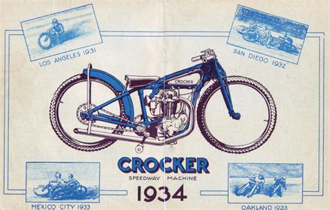 Vintage Bike Of The Day 1934 Crocker Speedway Bikermetric