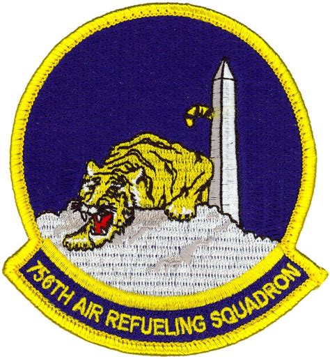 Usaf 756th Air Refueling Squadron Patch Usaf Military Patch Patches