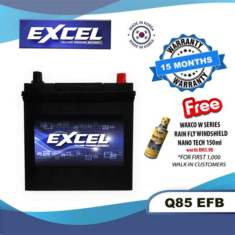 Excel Q85 Efb Battery Korean Battery Car Battery Special For Start