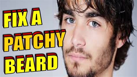 how to fix a patchy beard naturally fast and cheaply at home youtube