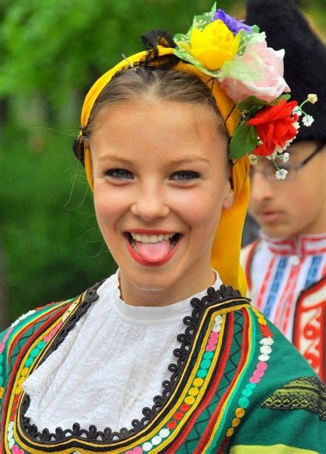 Happy Bulgarian Girl To Grimace Beautiful Smile Beautiful People