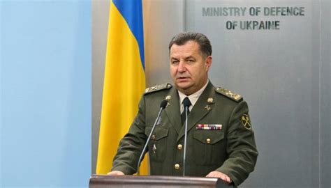 Stepan Poltorak Le Ministère De La Défense Ukrainien Est Prêt à