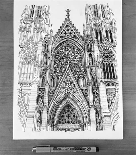Sketchbook Architecture Gothic Architecture Drawing Cathedral