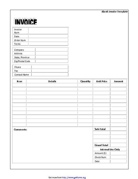 Proforma Invoice Example Download Invoice Template For Free Pdf Or Word