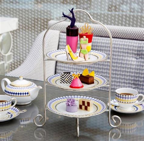 Afternoon tea blends are often lighter than breakfast blends, being designed to complement, rather than mask the flavor of the afternoon tea meal. Prêt-à-Portea: Fashionista's Afternoon Tea for SS 2017