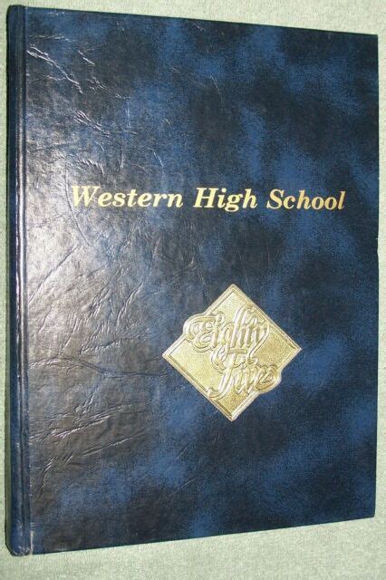 1985 Western High School Yearbook Annual Anaheim California Ca