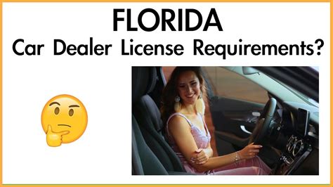 Florida Used Car Dealer License Requirements Get Yours Fast Youtube