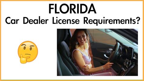 Florida Used Car Dealer License Requirements - get yours fast - YouTube
