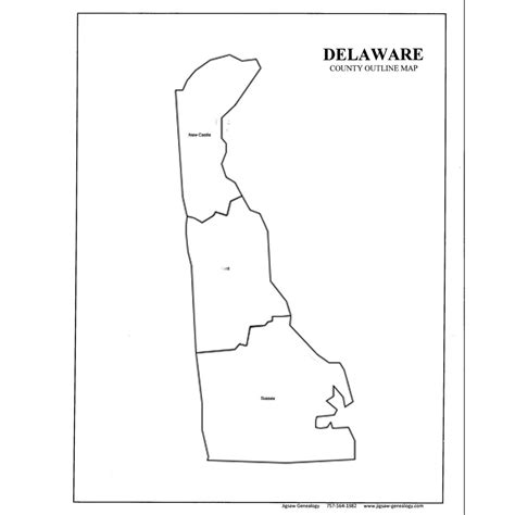 Delaware County Map Jigsaw Genealogy