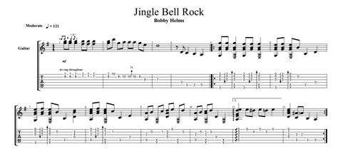Jingle Bell Rock For Guitar Guitar Sheet Music And Tabs