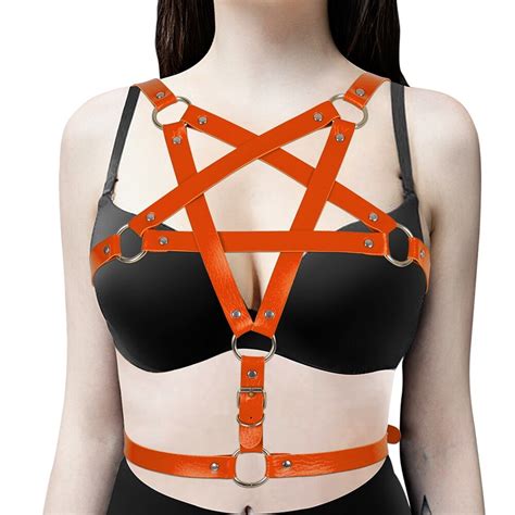 adjust bondage strappy cage sex dance rave wear costumes harness fashion punk tight suspender