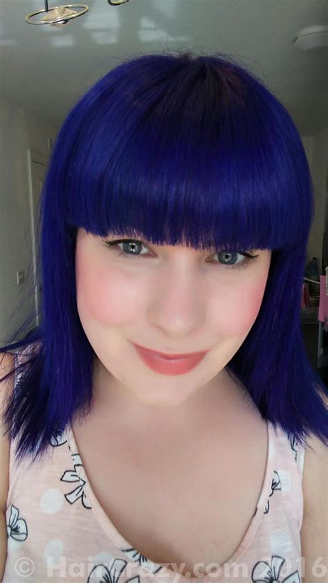 If you go for a dark blue hair dye on top of unbleached natural brown or black hair, you'll still get an (extremely) subtle effect but the colour will be a good few shades darker than stated and it'll fade quickly. Buy Special Effects Blue Velvet Special Effects Hair Dye ...