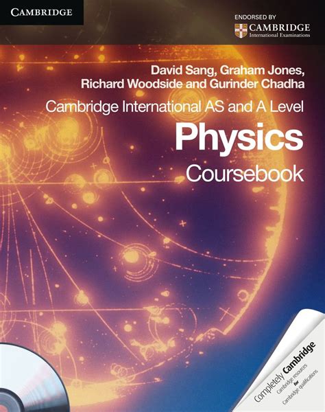 Cambridge International As And A Level Physics Coursebook Front Cover Spl Reference A