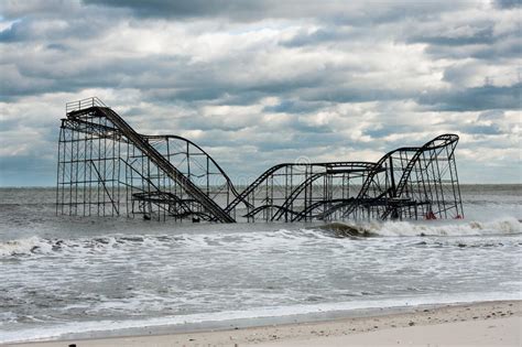 Seaside Heights Nj Post Hurricane Sandy Editorial Photo Image Of