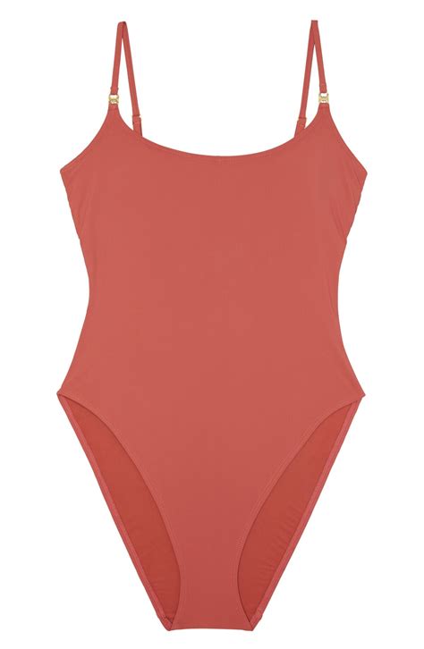 Tory Burch High Leg One Piece Swimsuit In At Nordstrom Editorialist