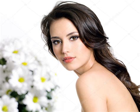 Woman And Spring Flowers — Stock Photo © Valuavitaly 9085522