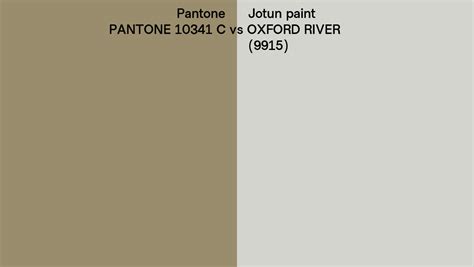 Pantone 10341 C Vs Jotun Paint OXFORD RIVER 9915 Side By Side Comparison