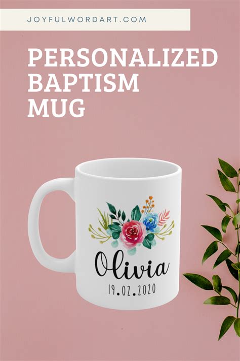 Personalized Baptism Date Mug With Name And Date Jw Ts