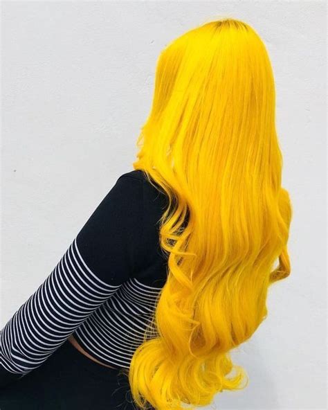 Yellow Hair Color Vivid Hair Color Bright Hair Colors Hair Inspo