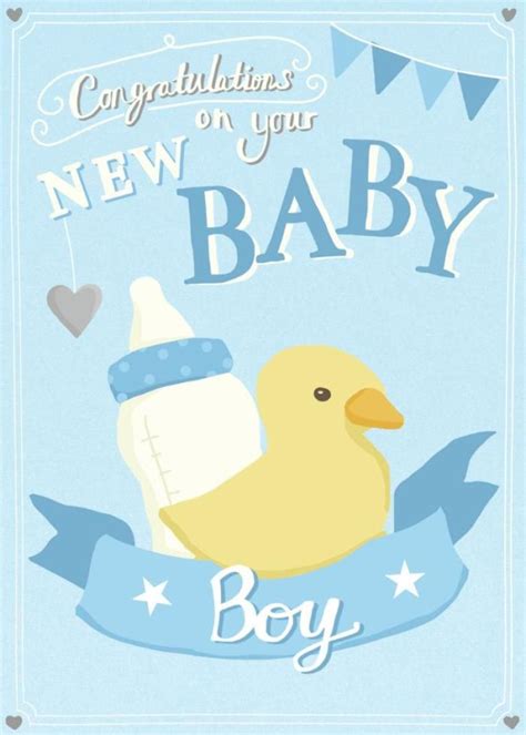 Baby Boy Duck Clare Wilson Baby Born Congratulations