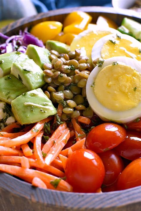 This Protein Power Salad Is Loaded With Veggies And Protein And Packed