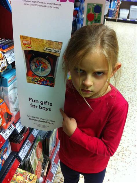 7 Year Old Girl English Girl Slams Tesco For Its Sexist Toy Ads With