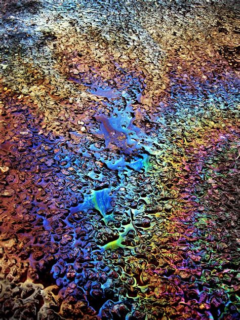 Petroliumgasoline Spill Color Textures Textures Patterns Art Grunge