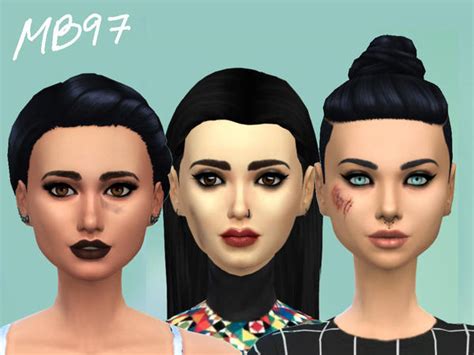 The Sims Resource Facial Bruises V1
