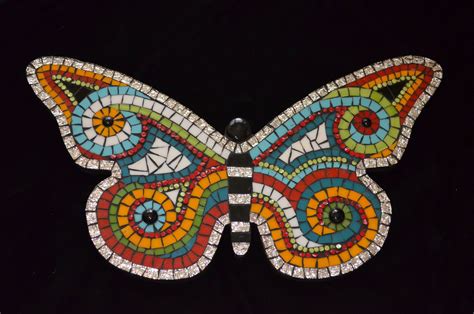 Mosaic Butterfly Butterfly Mosaic Floral Mosaic Mosaic Portrait