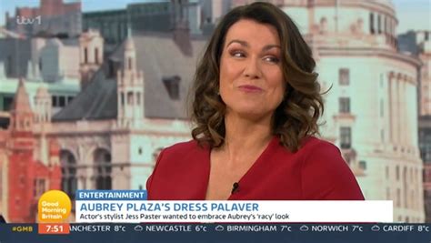 Good Morning Britains Susanna Reid Suffers Racy Wardrobe Malfunction