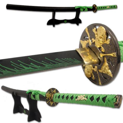 Professional Zombie Samurai Sword With Stand Cool Zombies Killing