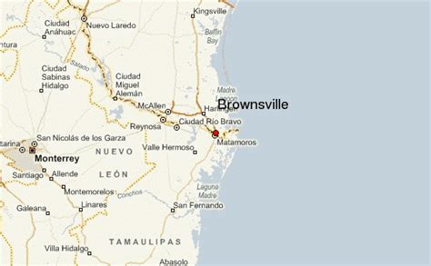 Mapa De Brownsville Texas