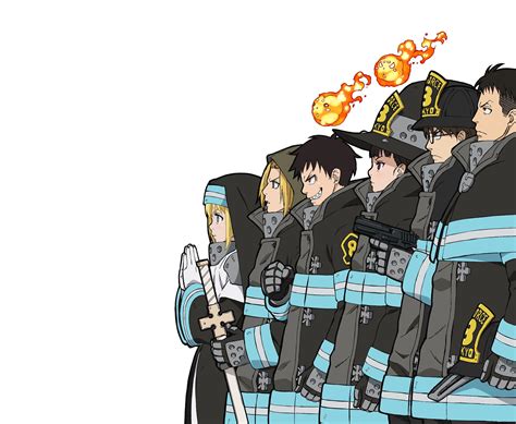 Fire Force Minimalist Wallpapers Wallpaper Cave