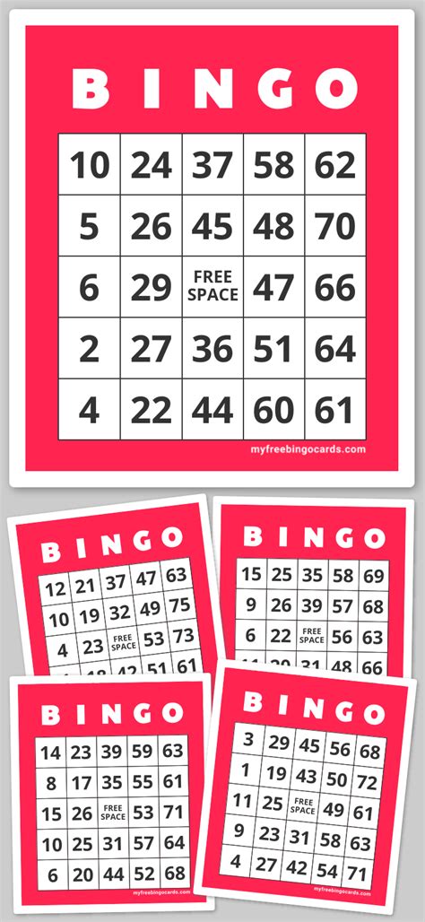 Printable Bingo Cards 1 50 Pdf Printable Cards