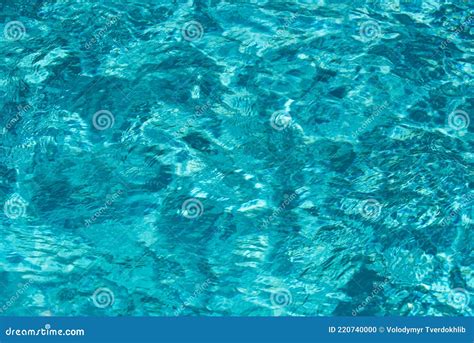Water In Swimming Pool Background With High Resolution Wave Abstract