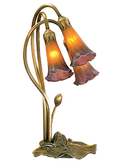 Meyda 13674 Pond Lily Amberpurple Accent Lamp