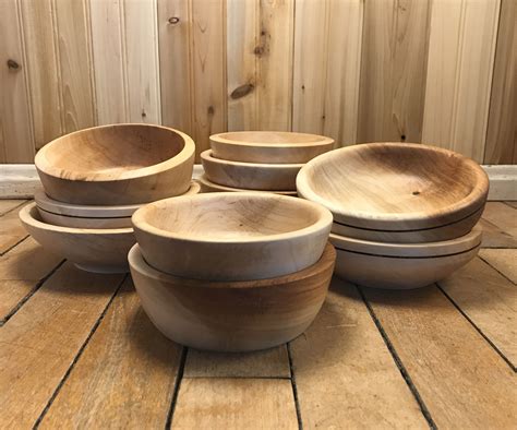 Food Safe Maple Bowls Wooden Bowls Wood Turning Bowl
