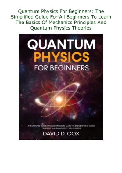 Pdfreadonline Quantum Physics For Beginners The Simplified Guide For
