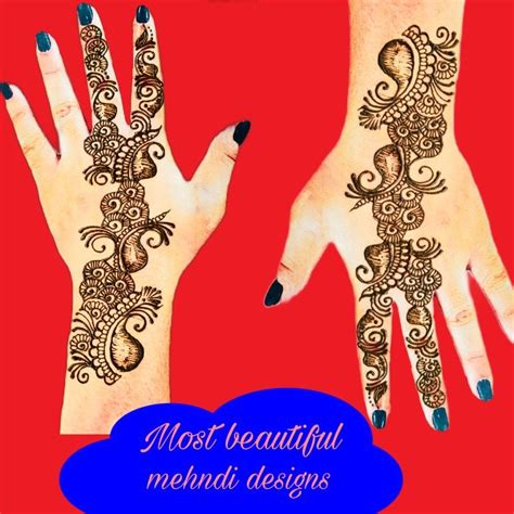 Most Beautiful And Easy Mehndi Designs Mehndi Mehndi Design Back