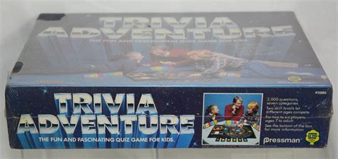 Nos Vintage Trivia Adventure Board Game Pressman Sealed 1983 Planets