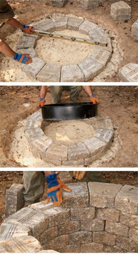Decide how wide you want your fire pit—the recommended size is between 36 and 44 inches—and use marking. How To Build Your Own Fire Pit! | Trusper