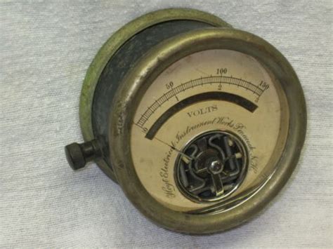 Hoyt Volts Meter Electrical Instrument Works Penacock Parts Or Repair