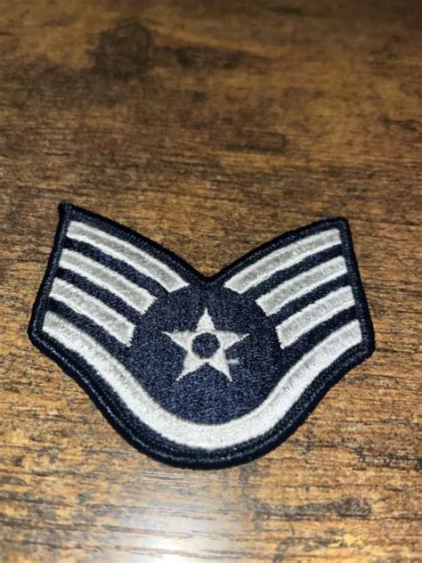 Vintage Us Air Force Technical Sergeant Rank Patch Insignia E 6 E6 Usaf