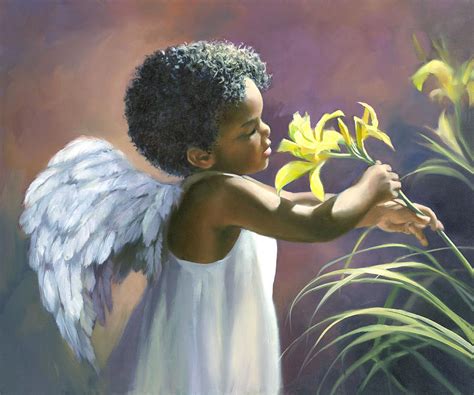 African American Baby Angels Art